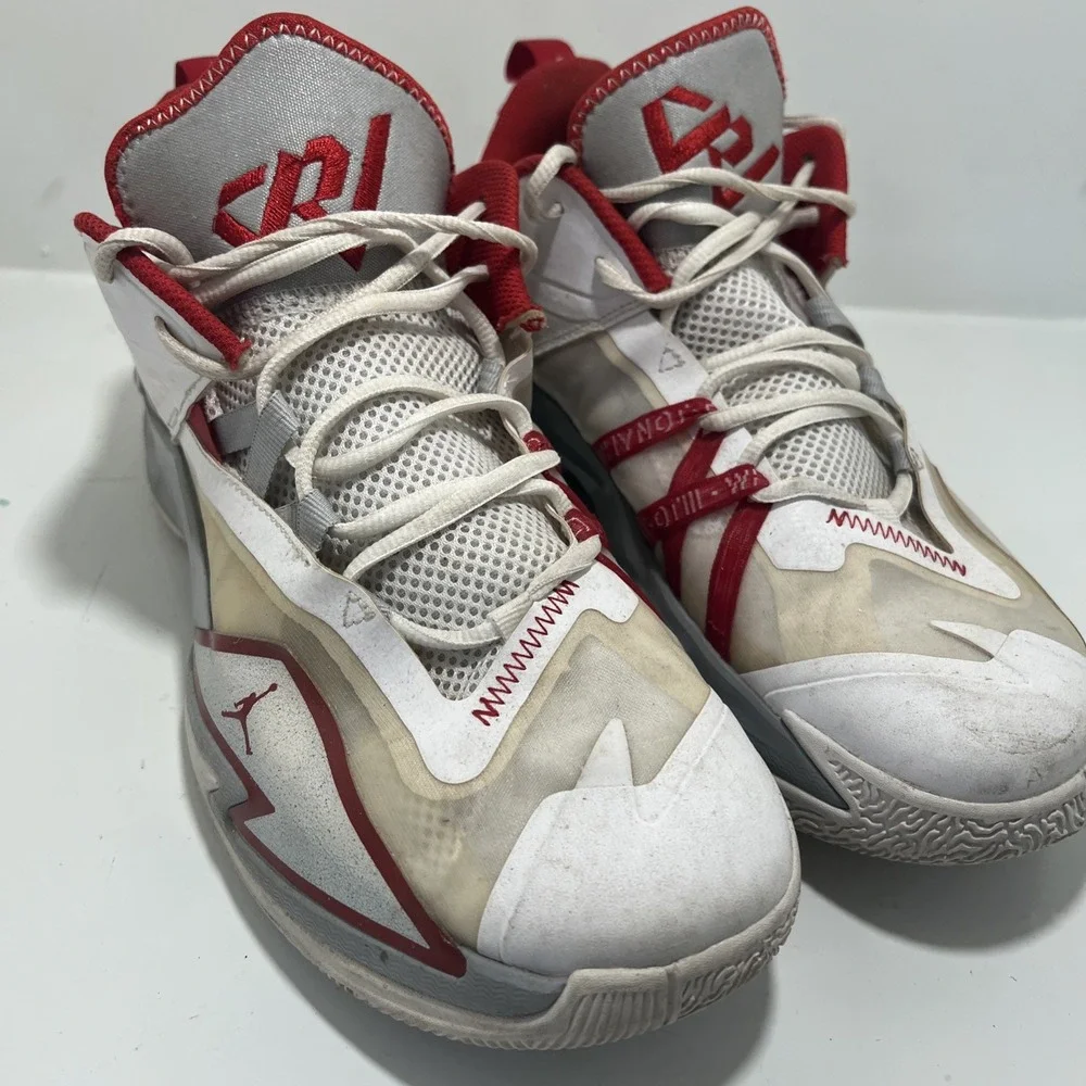 Size 11 - Jordan One Take 3 White Gym Red